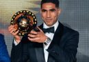 Morocco captain Achraf Hakimi won African Footballer of the Year award