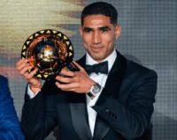 Morocco captain Achraf Hakimi won African Footballer of the Year award