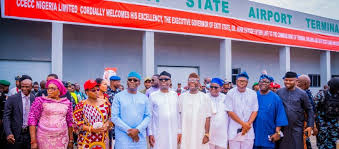 Ekiti Airport begins maiden commercial flights operation with Ex-governors, Senate Leader, FAAN MD, others on board
